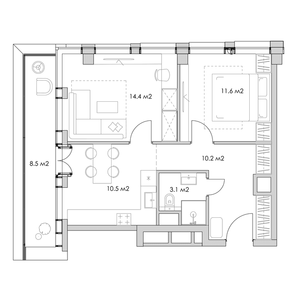 ЖК «Эмоушен», Москва | Жилой комплекс Emotion в Хорошево-Мневниках | Современные апартаменты с SPA, бассейном и террасами