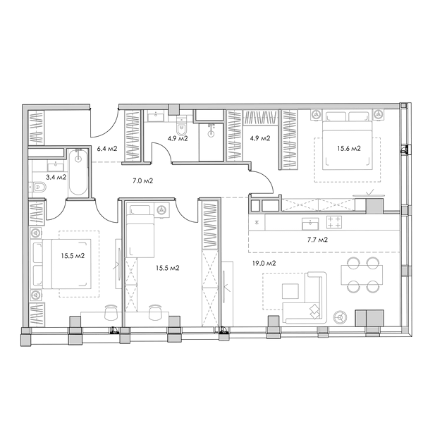 ЖК «Эмоушен», Москва | Жилой комплекс Emotion в Хорошево-Мневниках | Современные апартаменты с SPA, бассейном и террасами